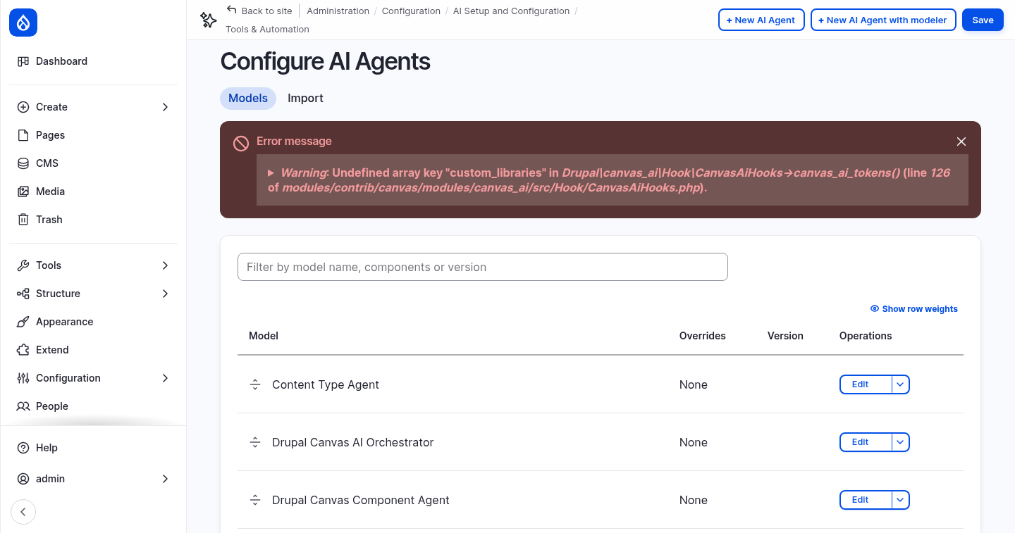 The list of AI agents