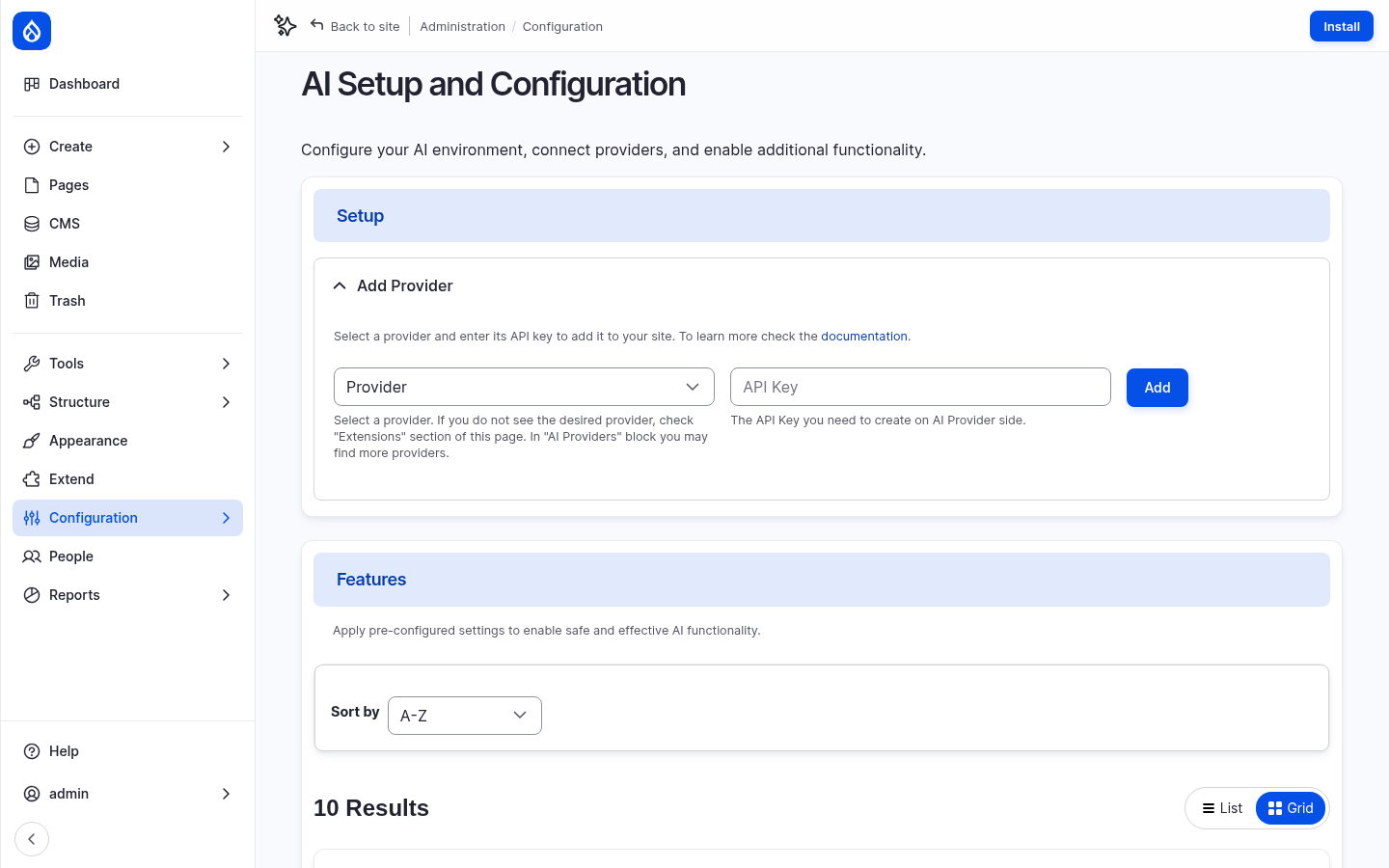 AI Setup and Configuration