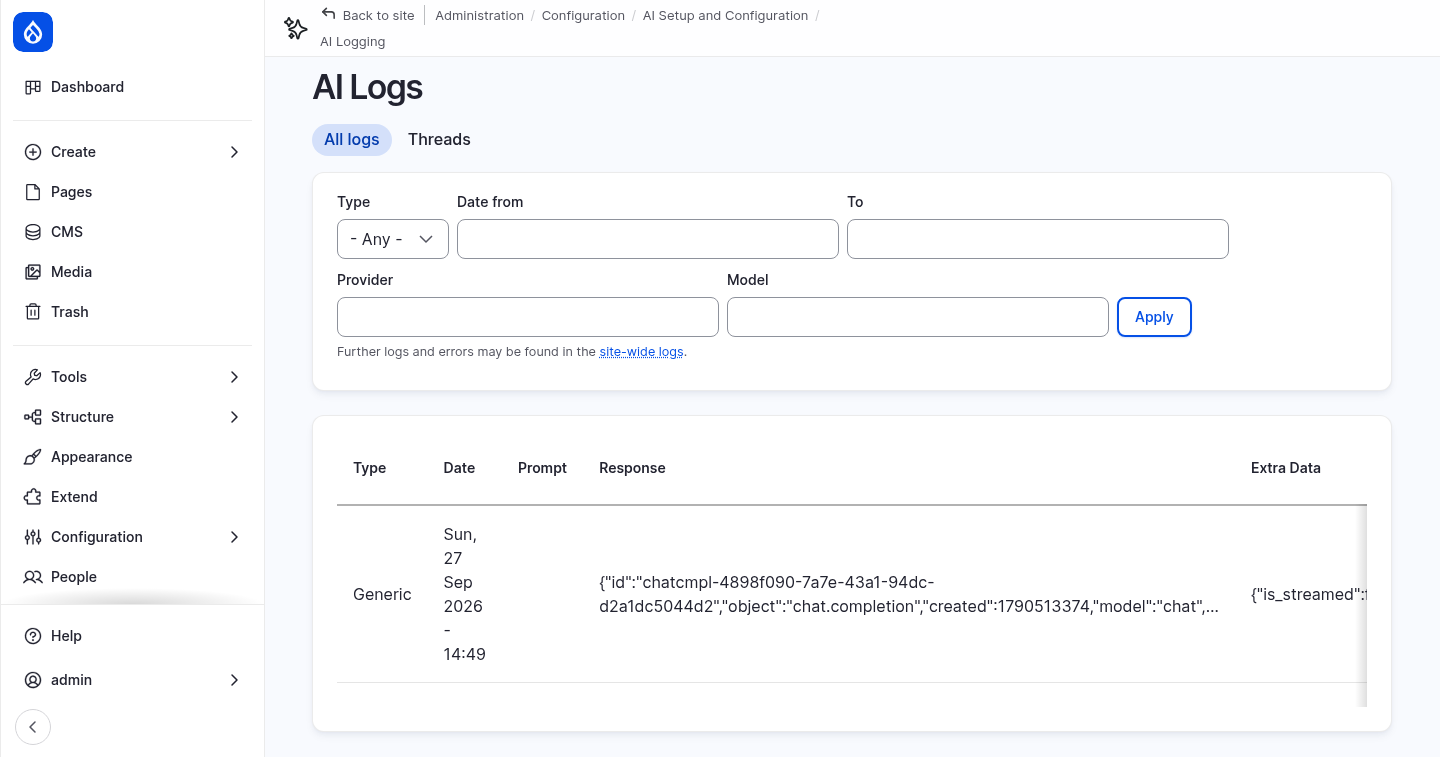 AI Logs